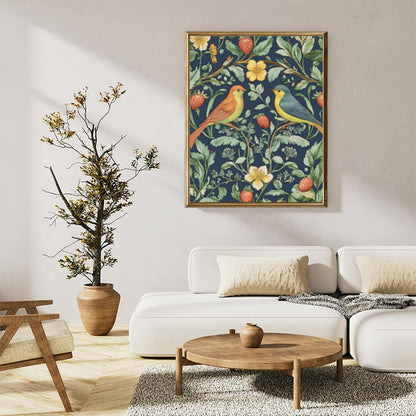 Bird and floral