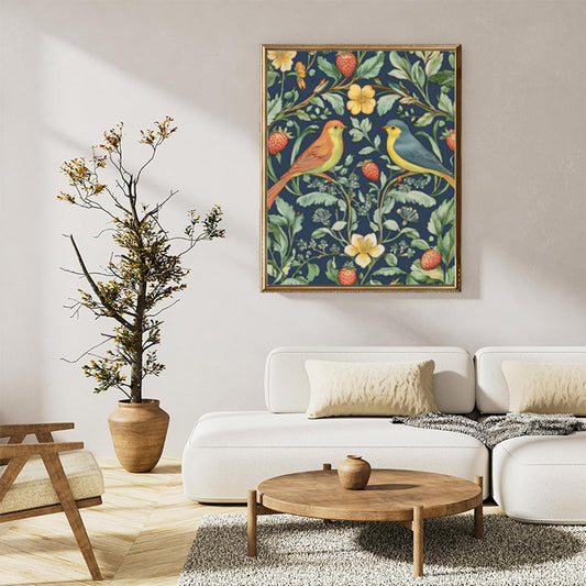 Bird and floral