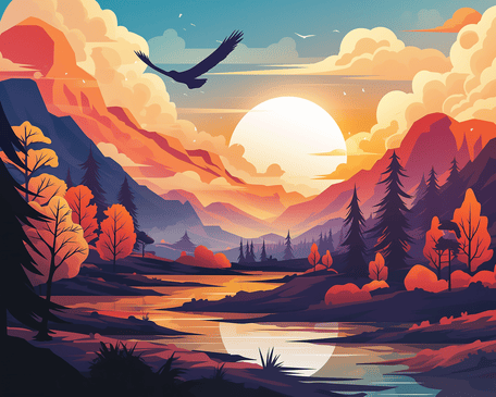 Mountain Sunset 01