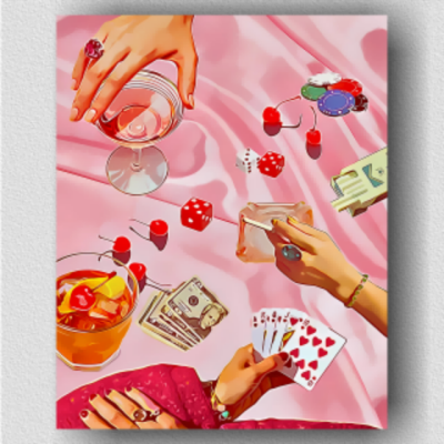 Pink Series 8 - Poker