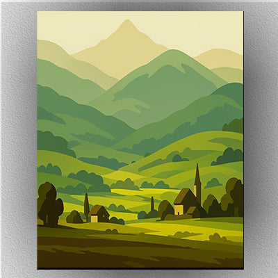Green mountains