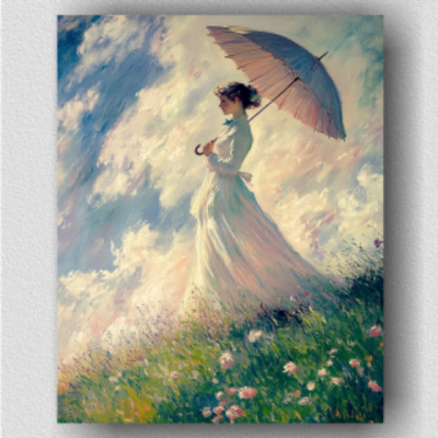 White dress woman