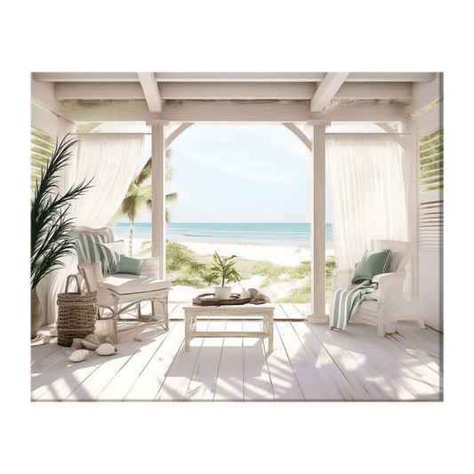 Beach house porch
