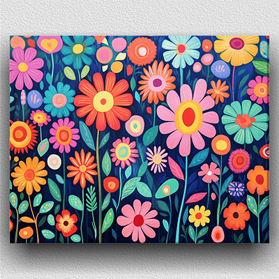 Whimsical Garden Flowers 01