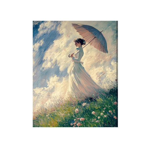 White dress woman