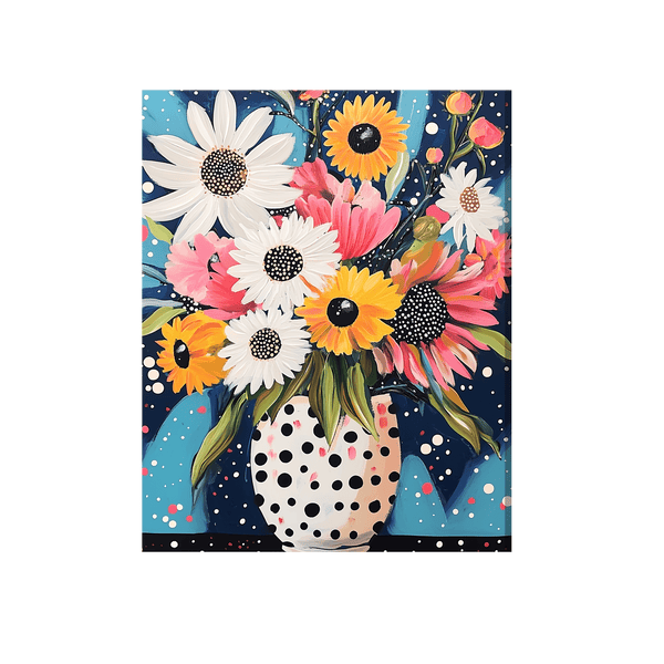 Bold colors flowers 02