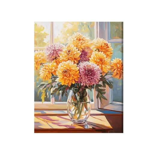 Bouquet of chrysanthemums 01