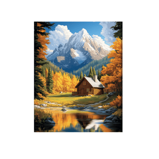 Cabin in the mountains 01