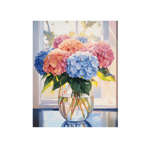 Hydrangeas vase 01