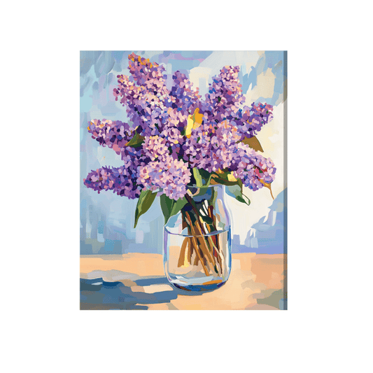 Lilac flowers vase 01