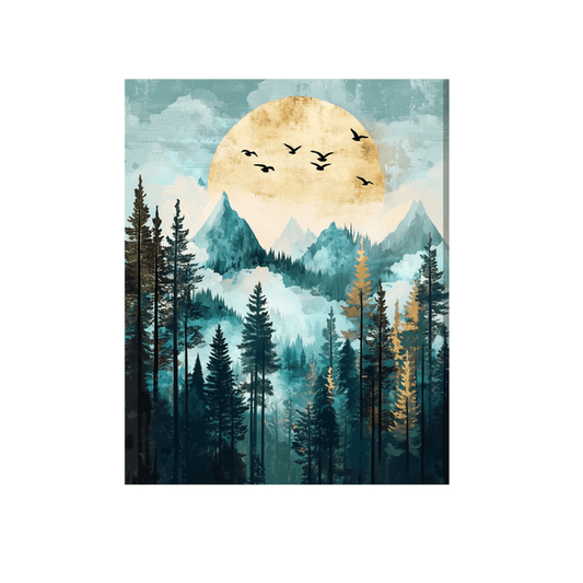 Mountain Forest Trees 01