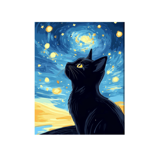 Starry sky cat 01