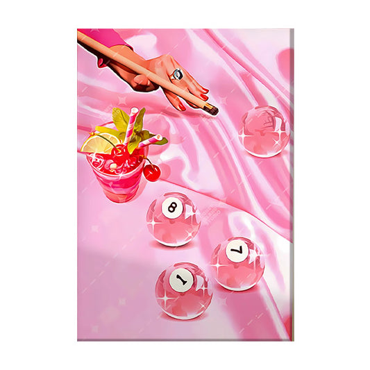 Pink Series 4 - Billiard
