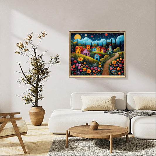 A whimsical village