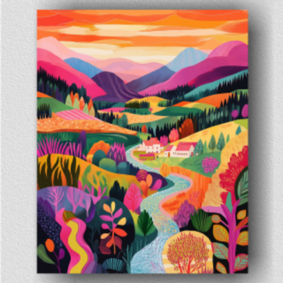 Colorful Hill House 06