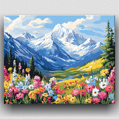 Colorful Wildflowers 04