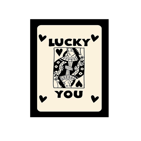 Black and white 02 Lucky You