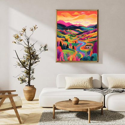 Colorful Hill House 01