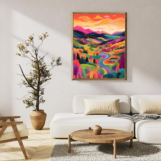 Colorful Hill House 01