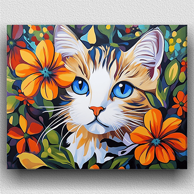 Blue Eyes Cute Cat 01
