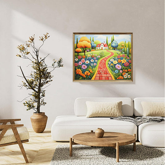 Abstract Garden Road 01