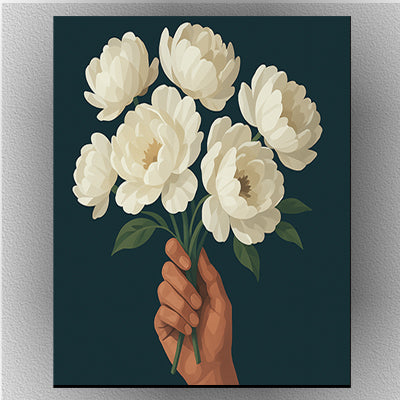 White florals