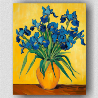 Blue flowers