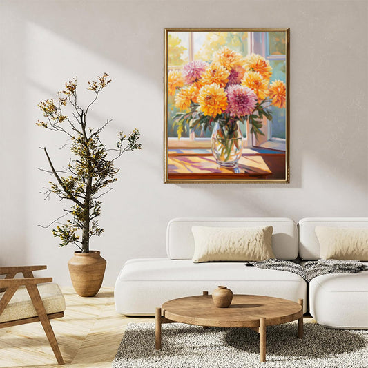 Bouquet of chrysanthemums 01