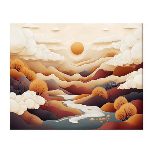 Abstract Autumn Valley 01