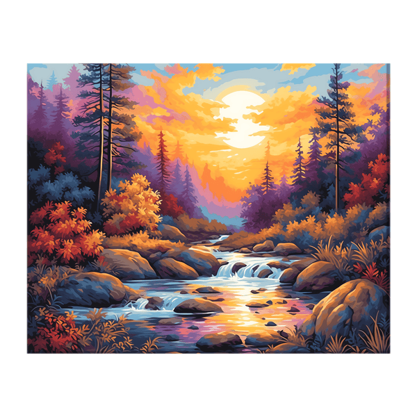 Landscape Mountain Sunset