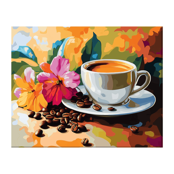 Flower and Coffee Cup 01