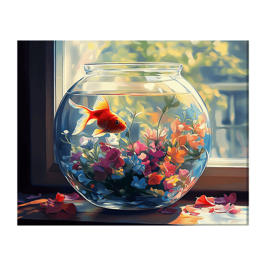 Glass Aquarium Fish 01