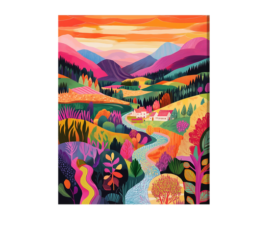 Colorful Hill House 06