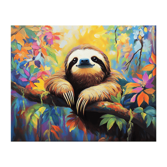 Sloth On The Tree 01