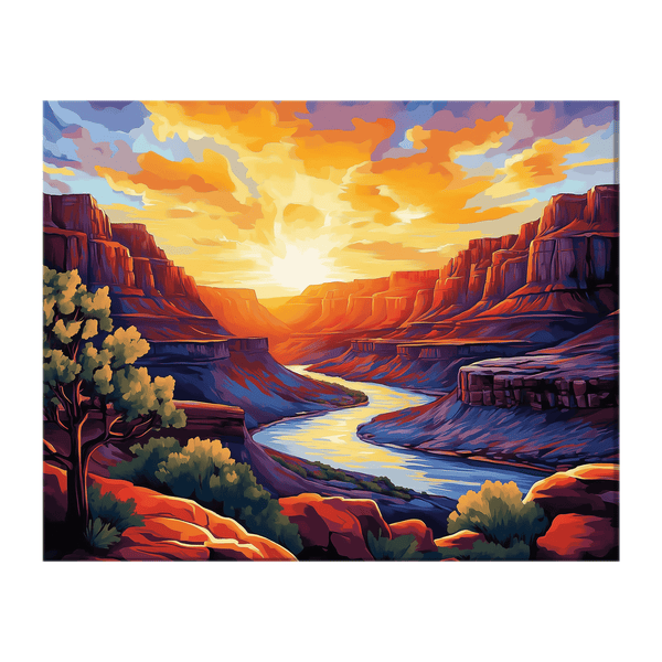 Valley River Sunset 01