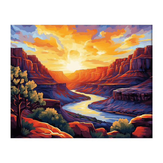 Valley River Sunset 01