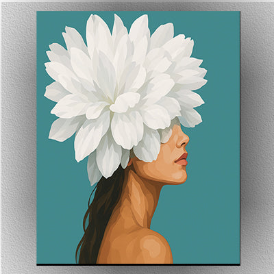 Surreal portrait of a woman