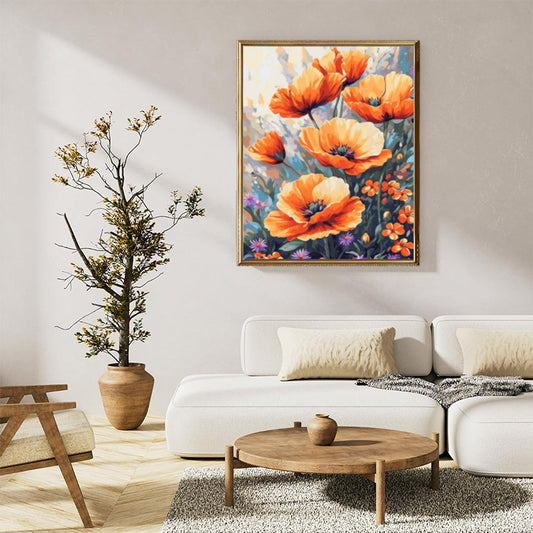 Orange poppies 01