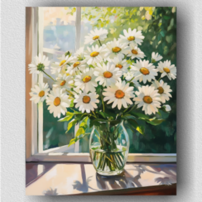 White daisies bouquet 01