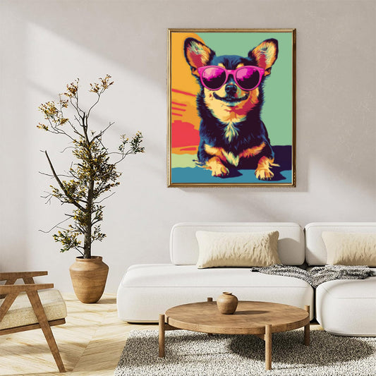 Chihuahua wearing sunglasses 01