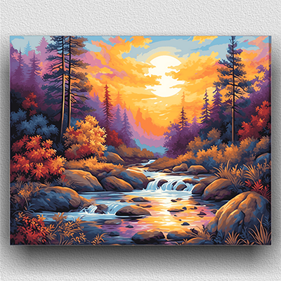 Valley River Sunset 01