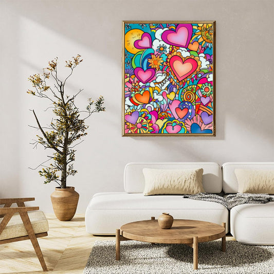 Psychedelic hearts