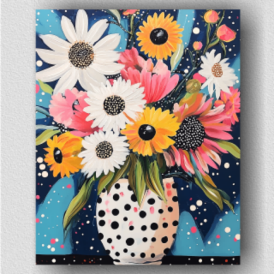 Bold colors flowers 02
