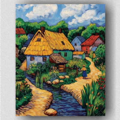 Old thatched house