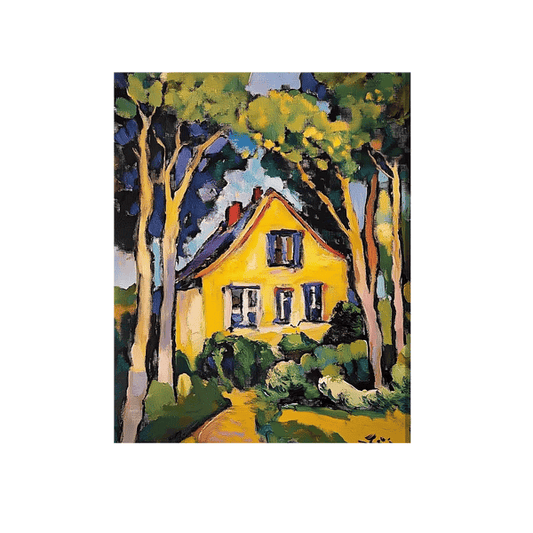Old yellow house