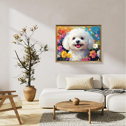 Cute White Dog 01