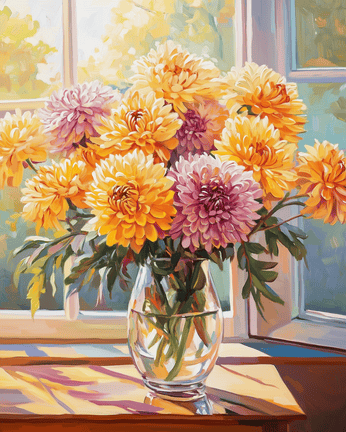 Bouquet of chrysanthemums 01