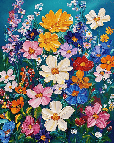 Colorful Wildflowers 04