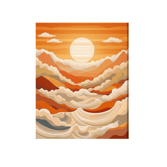 Sunrise over the mountains