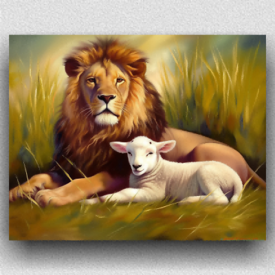 Lion and lamb